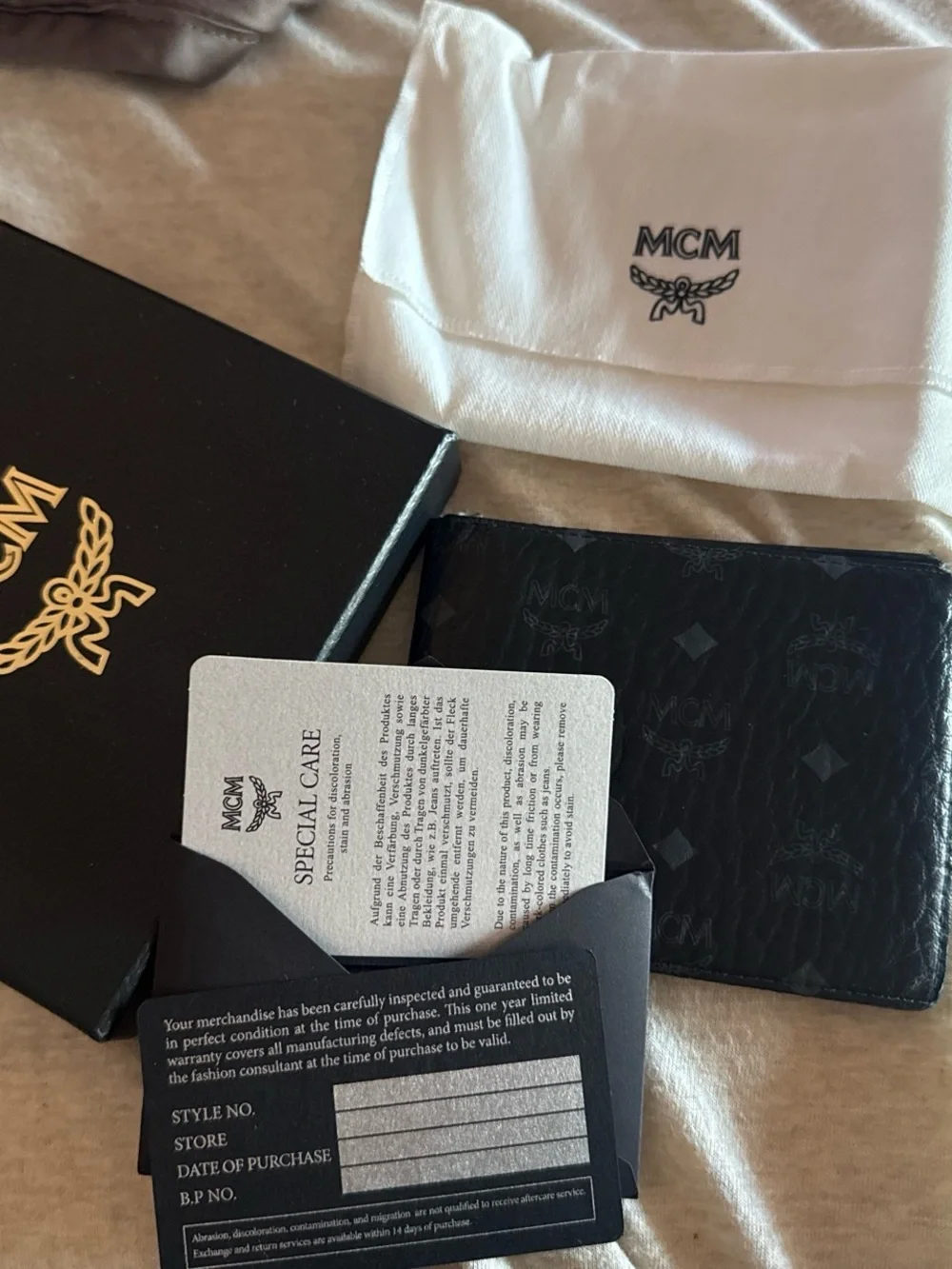 Men’s MCM wallet